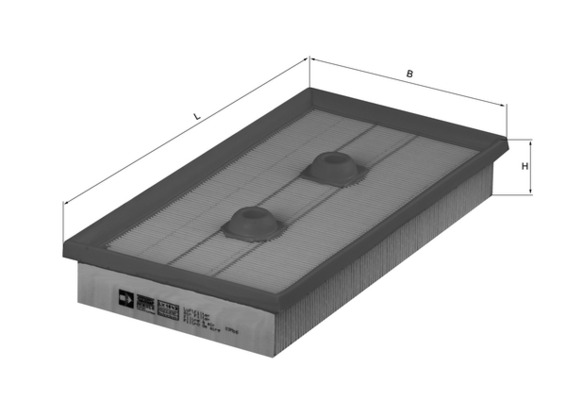 Luchtfilter Knecht LX 1643