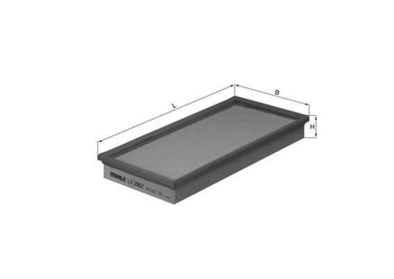 Luchtfilter Knecht LX 2062