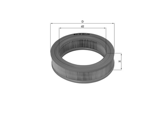 Luchtfilter Knecht LX 144