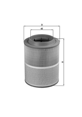 Luchtfilter Knecht LX 1072