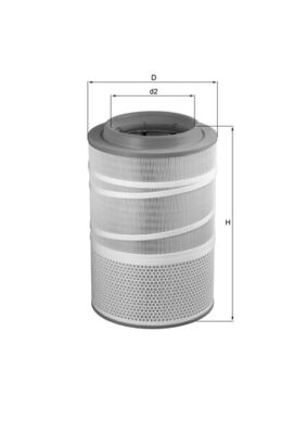 Luchtfilter Knecht LX 1278