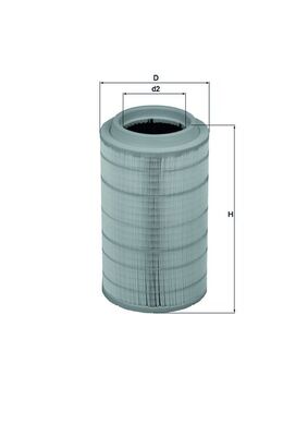 Luchtfilter Knecht LX 1789