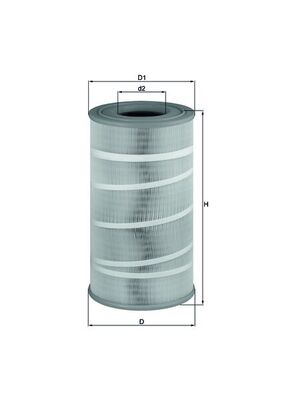 Luchtfilter Knecht LX 7210/7