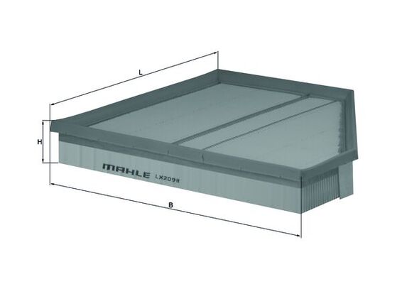 Luchtfilter Knecht LX 2098