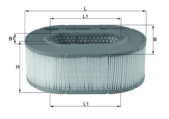 Luchtfilter Knecht LX 2535