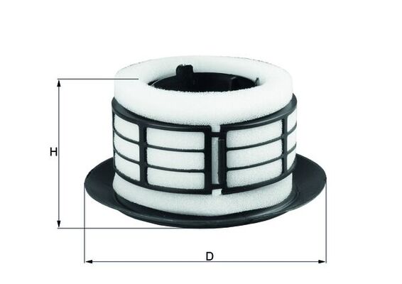 Luchtfilter Knecht LX 292