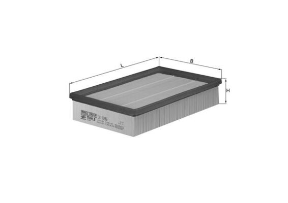 Luchtfilter Knecht LX 1596