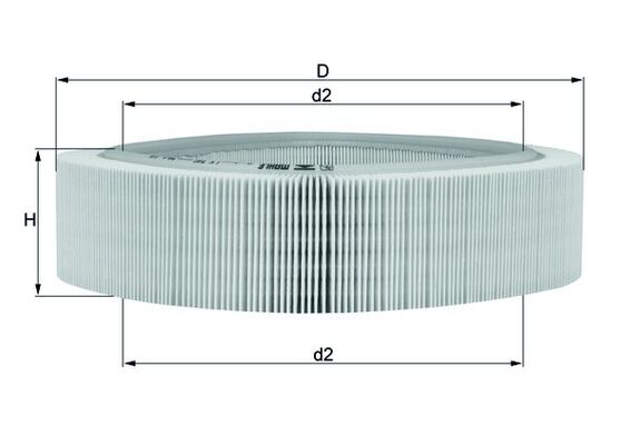 Luchtfilter Knecht LX 346