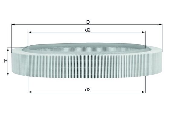 Luchtfilter Knecht LX 58