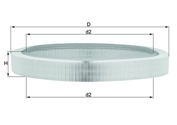 Luchtfilter Knecht LX 61