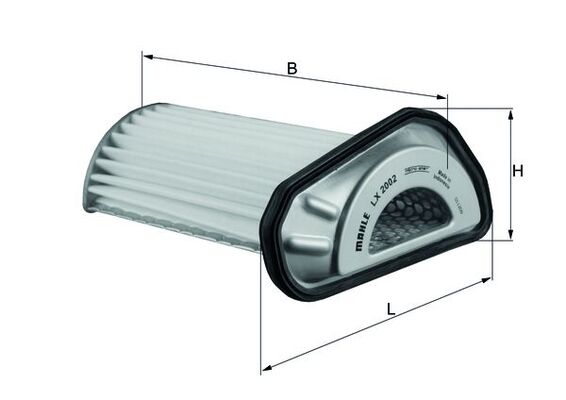 Luchtfilter Knecht LX 2002