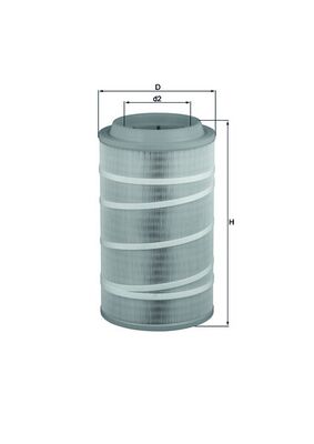 Luchtfilter Knecht LX 1807