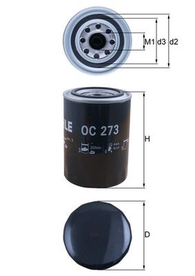 Oliefilter Knecht OC 273