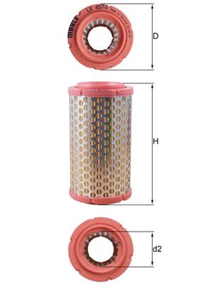 Luchtfilter Knecht LX 4574