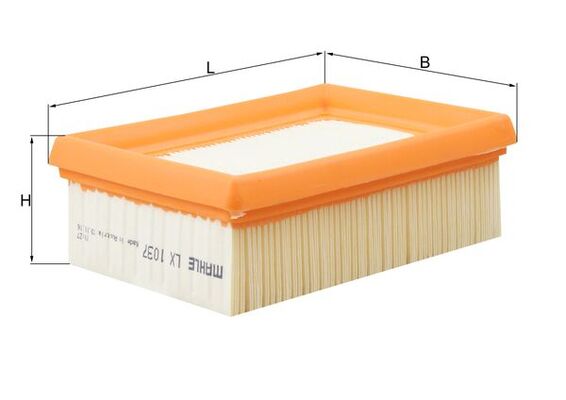 Luchtfilter Knecht LX 1037