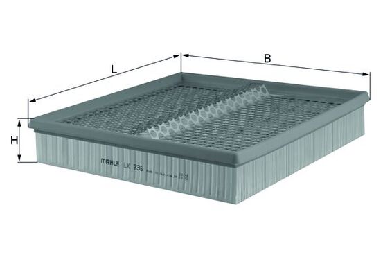 Luchtfilter Knecht LX 736