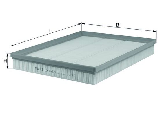 Luchtfilter Knecht LX 876/1