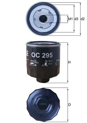 Oliefilter Knecht OC 295