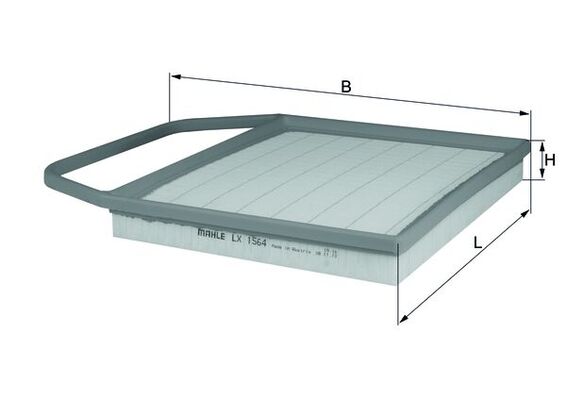 Luchtfilter Knecht LX 1564