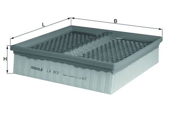 Luchtfilter Knecht LX 312