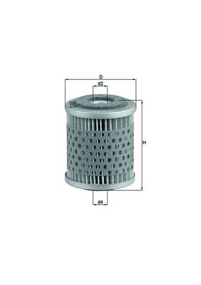 Brandstoffilter Knecht KX 38