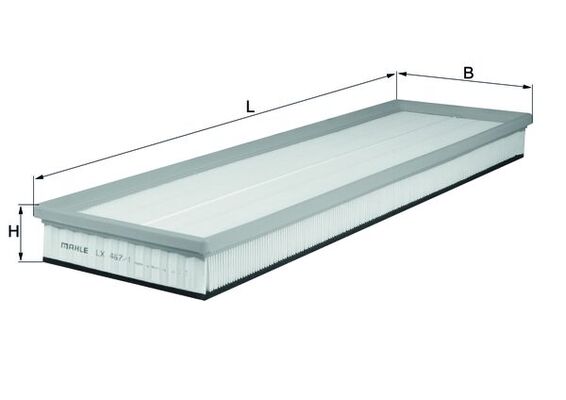 Luchtfilter Knecht LX 467/1