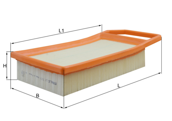 Luchtfilter Knecht LX 1619