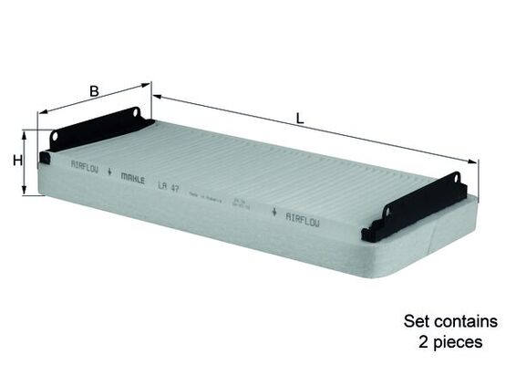 Interieurfilter Knecht LA 47/S