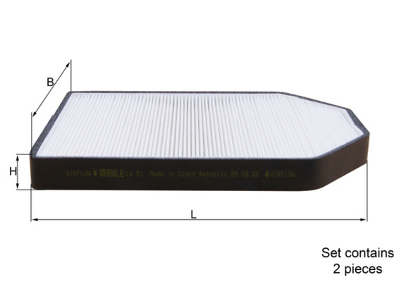 Interieurfilter Knecht LA 51/S