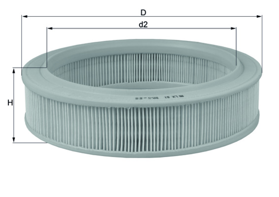 Luchtfilter Knecht LX 81