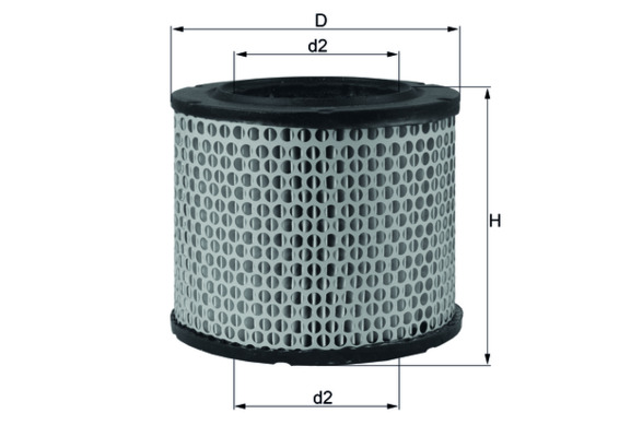 Luchtfilter Knecht LX 224