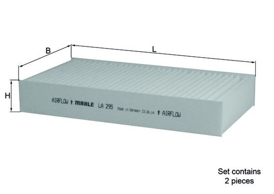 Interieurfilter Knecht LA 295/S