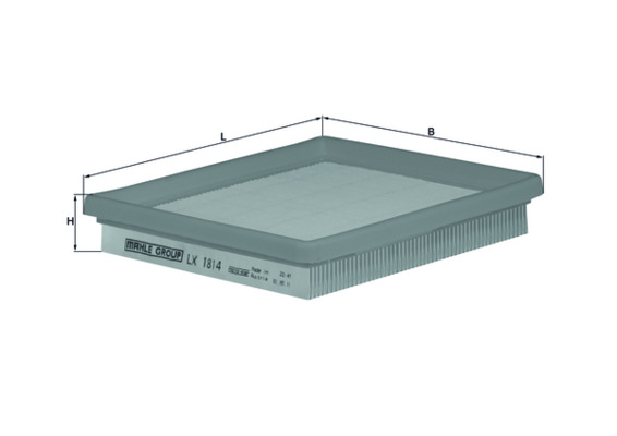 Luchtfilter Knecht LX 1814