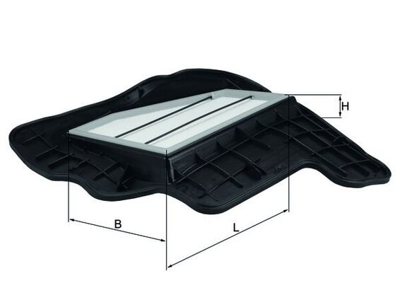 Luchtfilter Knecht LX 1685/5