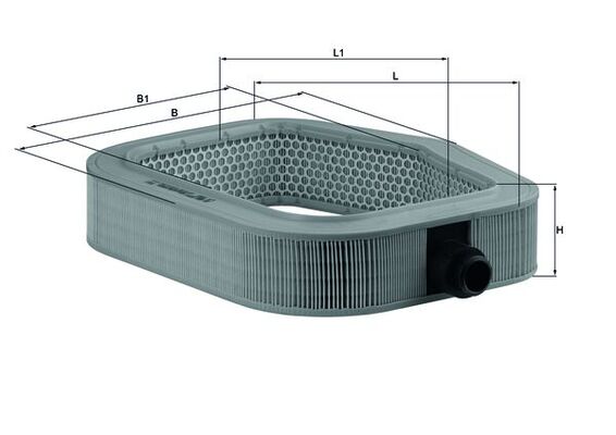 Luchtfilter Knecht LX 990