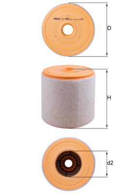 Luchtfilter Knecht LX 4959