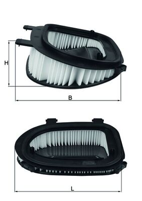 Luchtfilter Knecht LX 3541