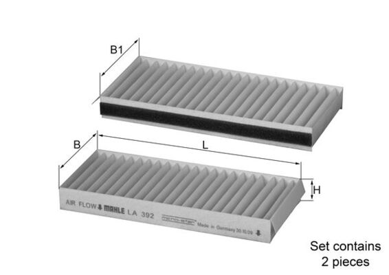 Interieurfilter Knecht LA 392/S