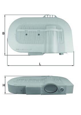 Luchtfilter Knecht LX 2810