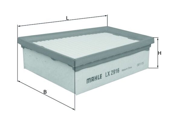 Luchtfilter Knecht LX 2916