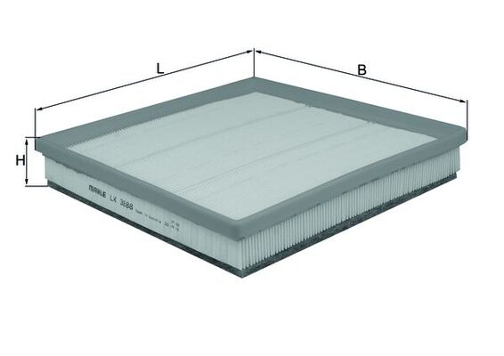 Luchtfilter Knecht LX 3888