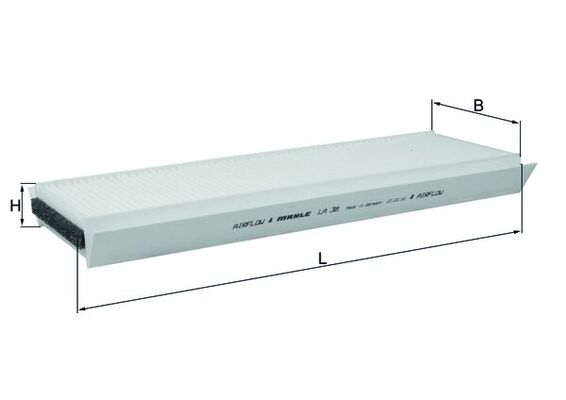 Interieurfilter Knecht LA 38