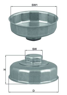 Oliefiltersleutel Knecht OCS 1