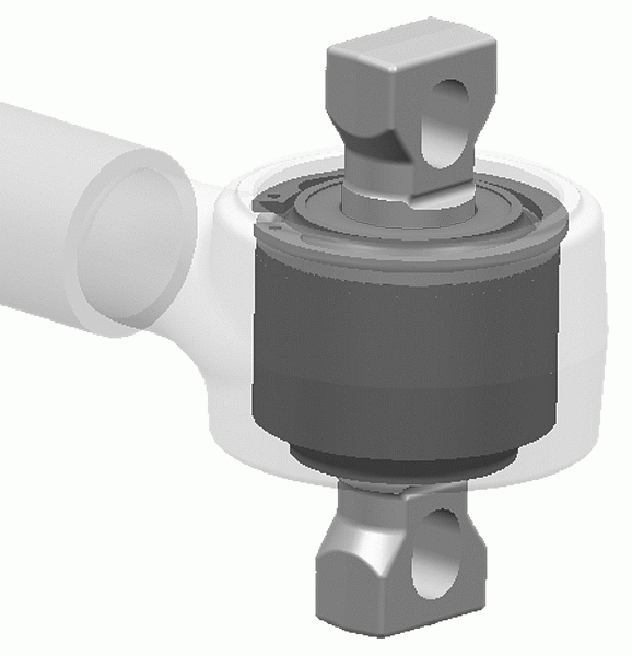 Draagarm-/ reactiearm lager Lemförder 19893 01