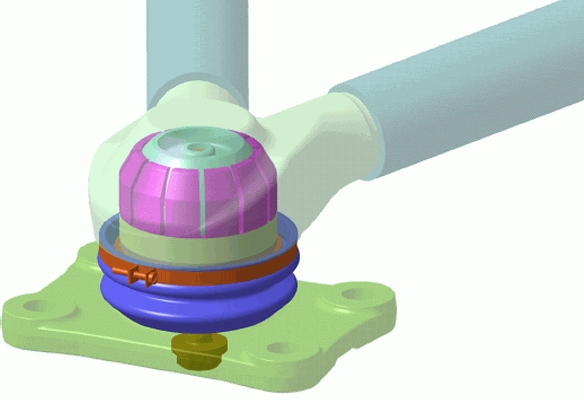 Draagarm-/ reactiearm lager Lemförder 22654 01