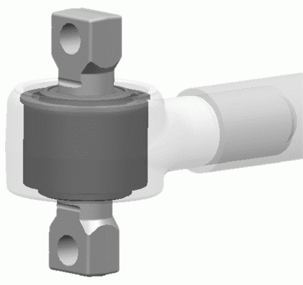 Draagarm-/ reactiearm lager Lemförder 23204 01