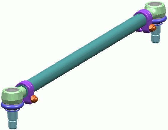 Spoorstangeind / Stuurkogel Lemförder 28785 01