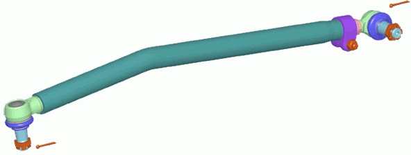 Spoorstangeind / Stuurkogel Lemförder 34590 01