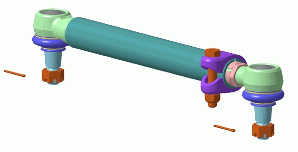Spoorstangeind / Stuurkogel Lemförder 38237 01