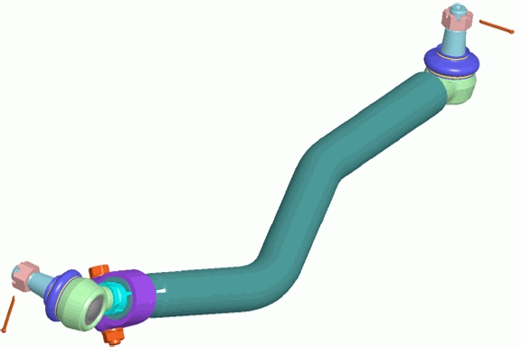 Spoorstangeind / Stuurkogel Lemförder 38663 01